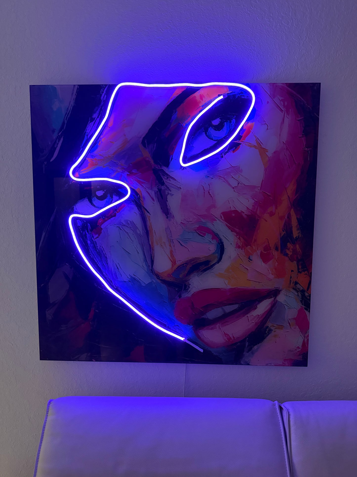 Luminous Face Art